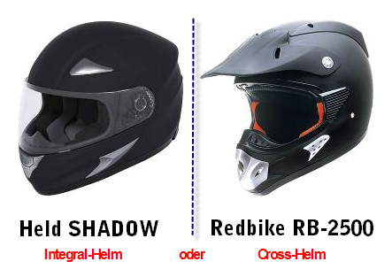 Motorradhelm Verlosung auf Pocketbike-Zone.de